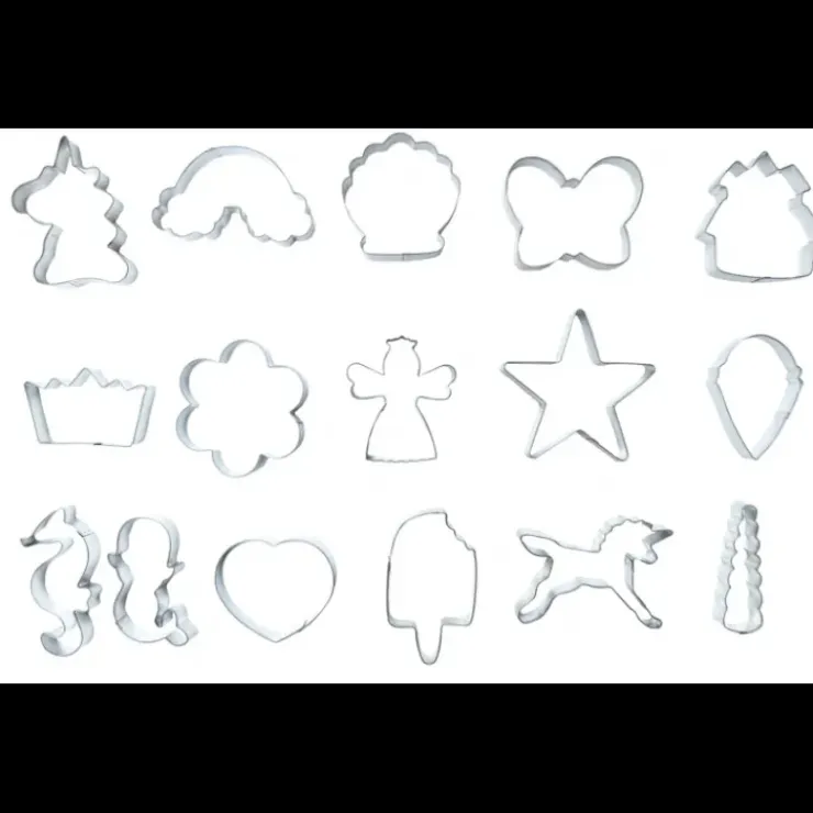 SCRAPCOOKING Seau 16 Emporte-Pièces Thème Licorne Fairytale