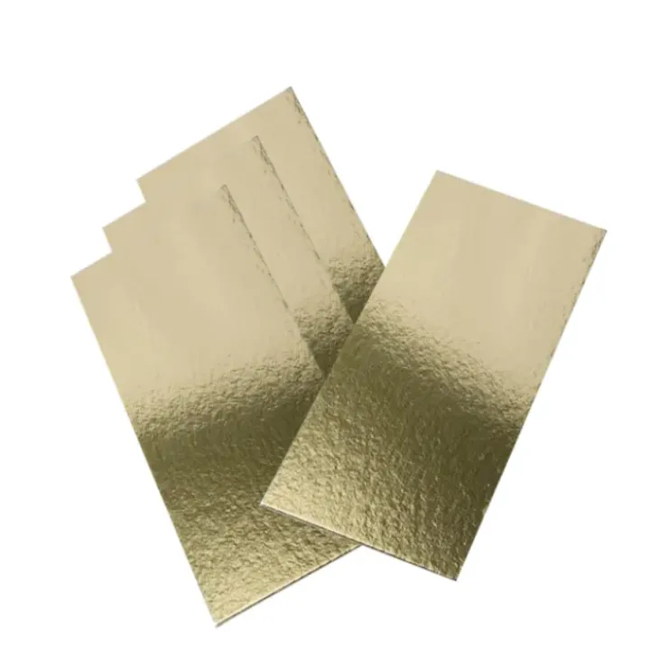 CUISINEADDICT Semelle à Bûche 25x10cm Or Bord Droit (x50) Outlet