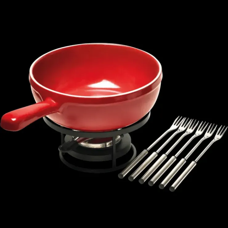 EMILE HENRY Service à Fondue en Céramique Ø 24 cm Grand Cru Sale