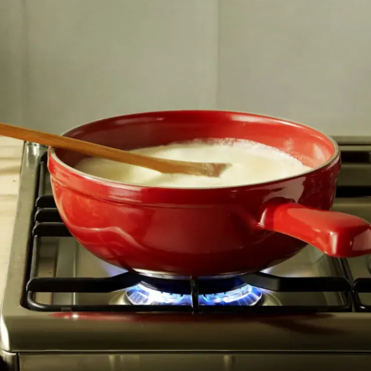 EMILE HENRY Service à Fondue en Céramique Ø 24 cm Grand Cru Sale