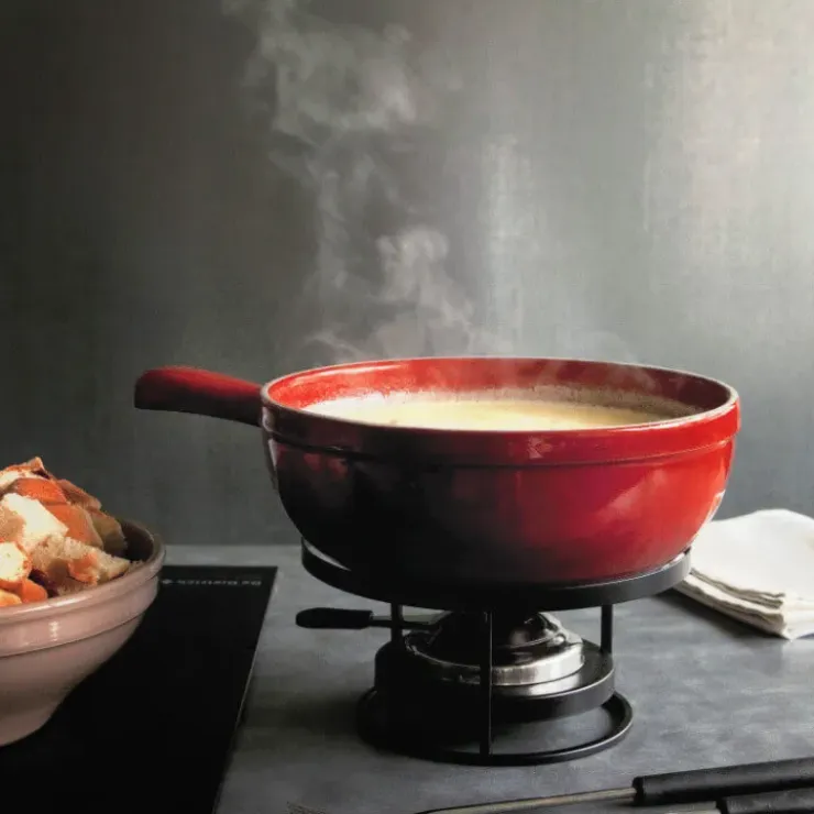EMILE HENRY Service à Fondue en Céramique Ø 24 cm Grand Cru Sale