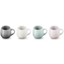 LE CREUSET Set 4 Mugs en Céramique Cocon 320 ml