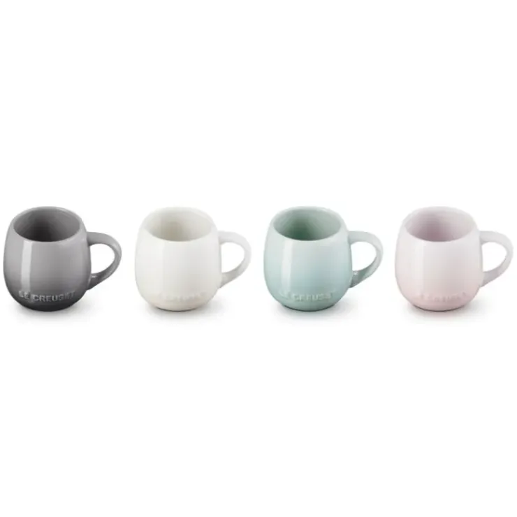 LE CREUSET Set 4 Mugs en Céramique Cocon 320 ml