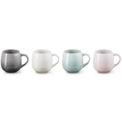 LE CREUSET Set 4 Mugs en Céramique Cocon 320 ml