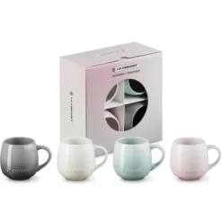 LE CREUSET Set 4 Mugs en Céramique Cocon 320 ml