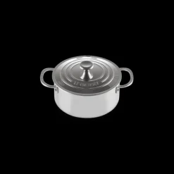 LE CREUSET Set 4 Pièces Casseroles et Faitout Inox Signature New