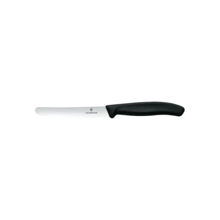 VICTORINOX Set Couteau d'Office, Couteau à Tomate et Epluche Légumes Noir Swiss Classic Clearance