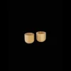 PEBBLY Set de 2 Coquetiers en Bambou Best