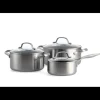 GREENPAN Set de 3 pièces : Casserole 16 cm + Faitout 20 et 24cm collection GENEVA ™ Outlet
