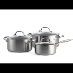GREENPAN Set de 3 pièces : Casserole 16 cm + Faitout 20 et 24cm collection GENEVA ™ Outlet