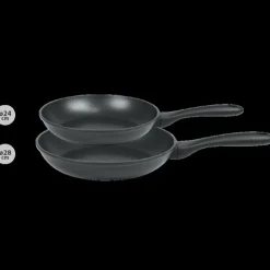 CRISTEL Set de 2 Poêles Aluminium Ø24 & 28 cm Cookway Ultralu Discount