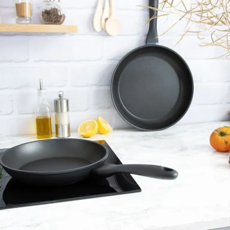 CRISTEL Set de 2 Poêles Aluminium Ø24 & 28 cm Cookway Ultralu Discount