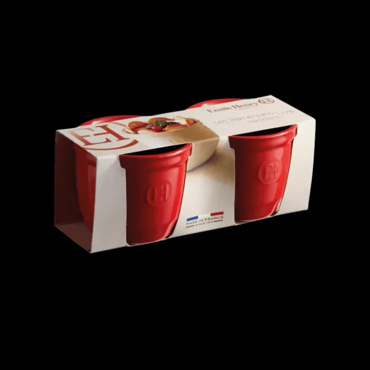 EMILE HENRY Set de 2 Ramequins en Céramique N°8 cm Grand Cru Best