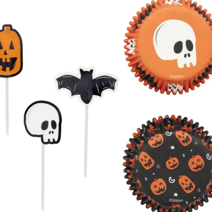 WILTON Set de Caissettes Cupcakes et Cake Toppers Halloween Best