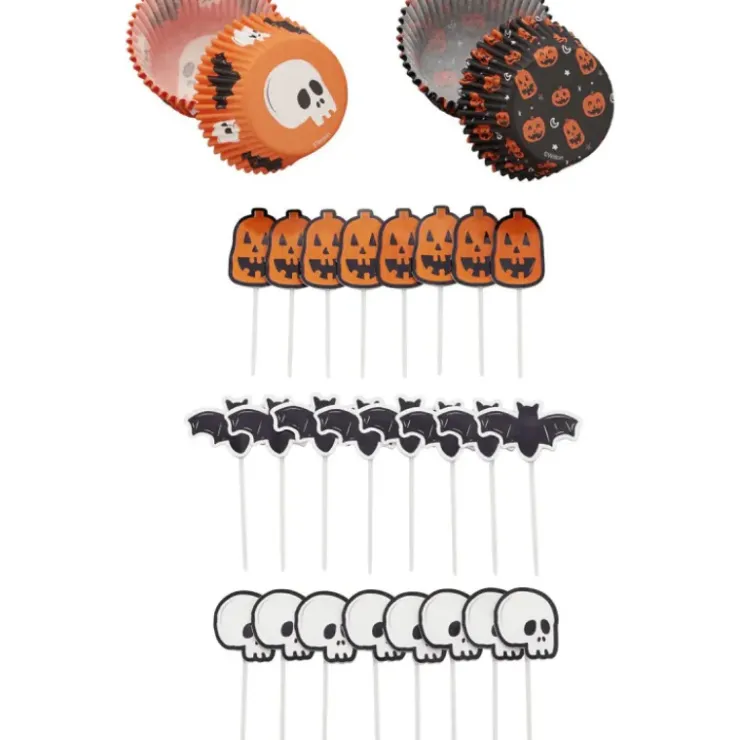 WILTON Set de Caissettes Cupcakes et Cake Toppers Halloween Best