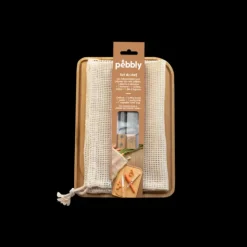 PEBBLY Set Planche à Découper Bambou 4 Pièces Outlet