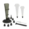 MASTRAD Set Poche à Douille et 12 Douilles Inox