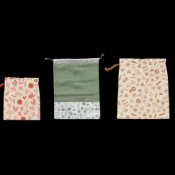 PEBBLY Set Zéro Déchet Coton Bio 3 Pièces Best