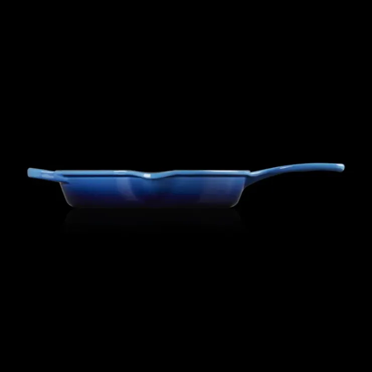 LE CREUSET Skillet Rond Profond 26cm en Fonte Azur Outlet