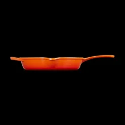 LE CREUSET Skillet Rond Profond 26cm en Fonte Volcanique Hot