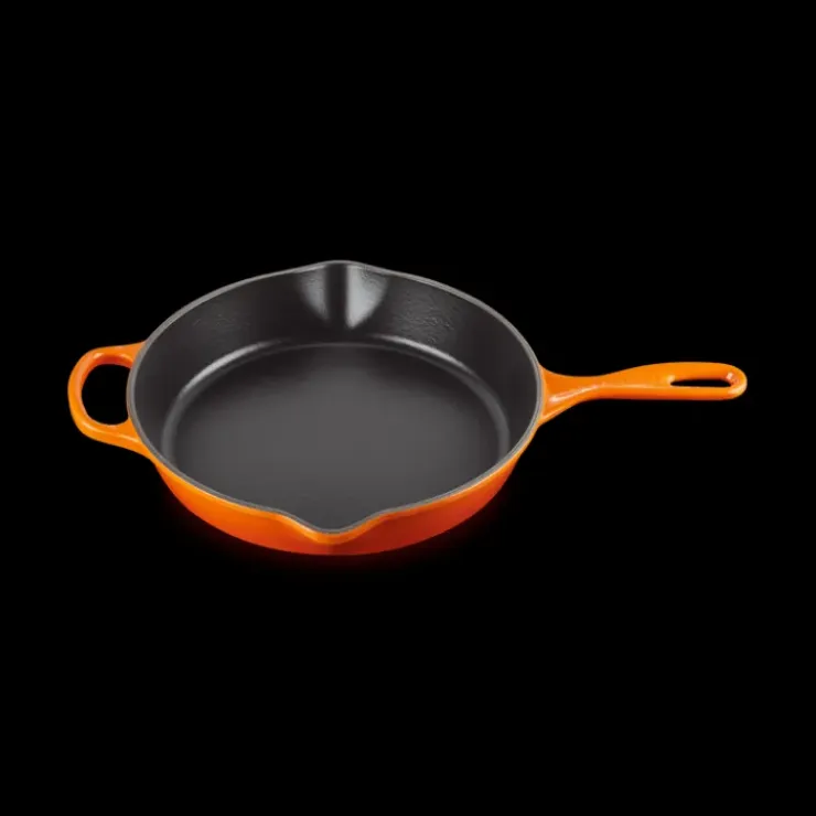 LE CREUSET Skillet Rond Profond 26cm en Fonte Volcanique Hot