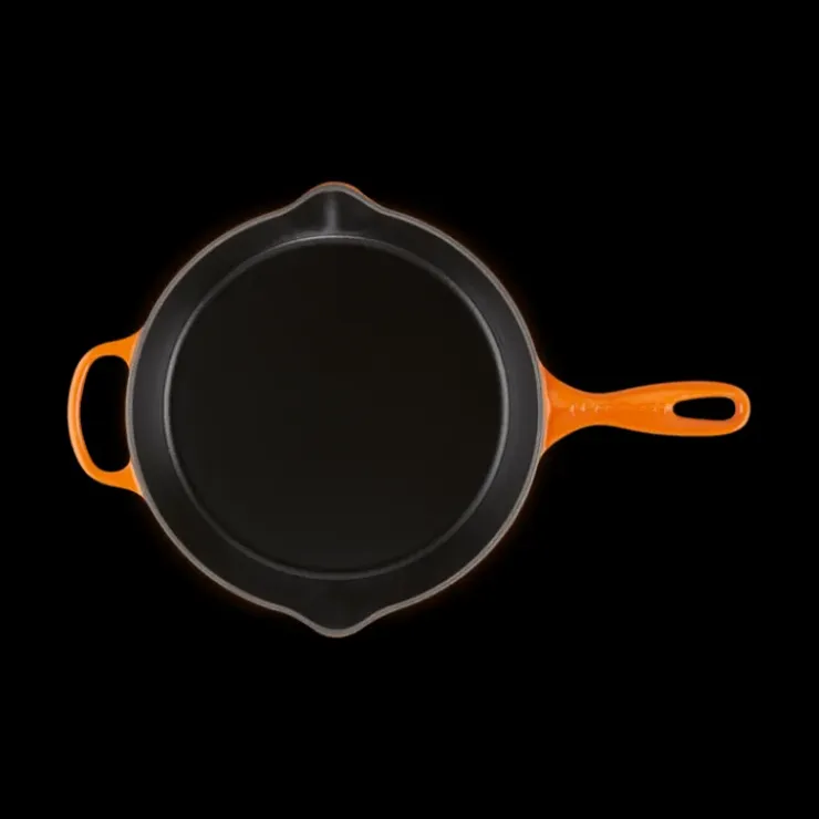 LE CREUSET Skillet Rond Profond 26cm en Fonte Volcanique Hot