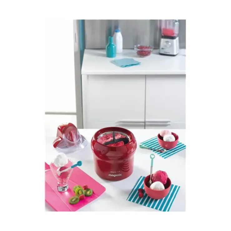 MAGIMIX Sorbetière 1.5 L Rouge Clearance