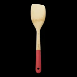PEBBLY Spatule de Cuisine Bambou 30 cm Rouge Outlet