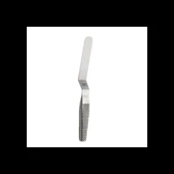 GLOBAL Spatule de Cuisine Inox Coudée 19,5 x 2,5 cm