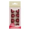 FUNCAKES Sphère en Chocolat Rubis 2 cm (x8) Online