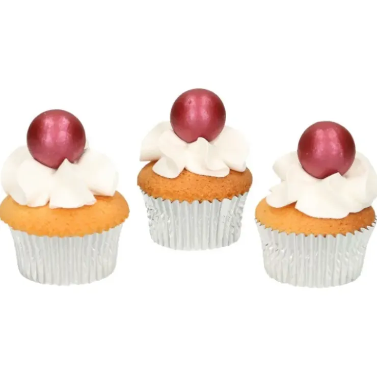 FUNCAKES Sphère en Chocolat Rubis 2 cm (x8) Online