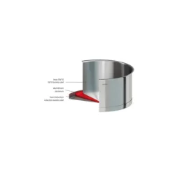 CRISTEL Série de 4 Casseroles Strate Amovible Inox Hot