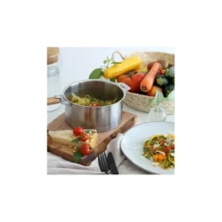 CRISTEL Série de 4 Casseroles Strate Amovible Inox Hot