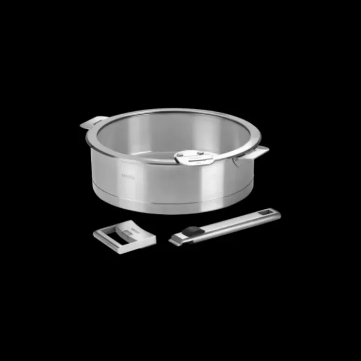 CRISTEL Série de Couvercles Plats en Verre Trempé 16 à 20 cm Strate Amovible Online