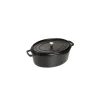 STAUB Cocotte Fonte Ovale 37 cm Noir Mat 8 L Sale