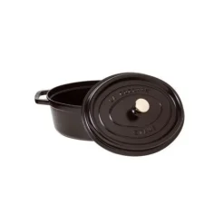 STAUB Cocotte Fonte Ovale 37 cm Noir Mat 8 L Sale