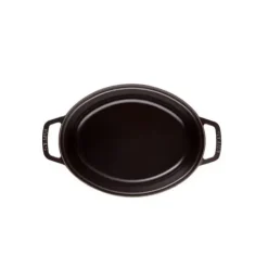 STAUB Cocotte Fonte Ovale 31 cm Noir Mat 5,5 L New
