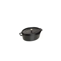 STAUB Cocotte Fonte Ovale 23 cm Noir Mat 2,35 L Online