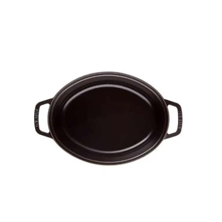 STAUB Cocotte Fonte Ovale 23 cm Noir Mat 2,35 L Online