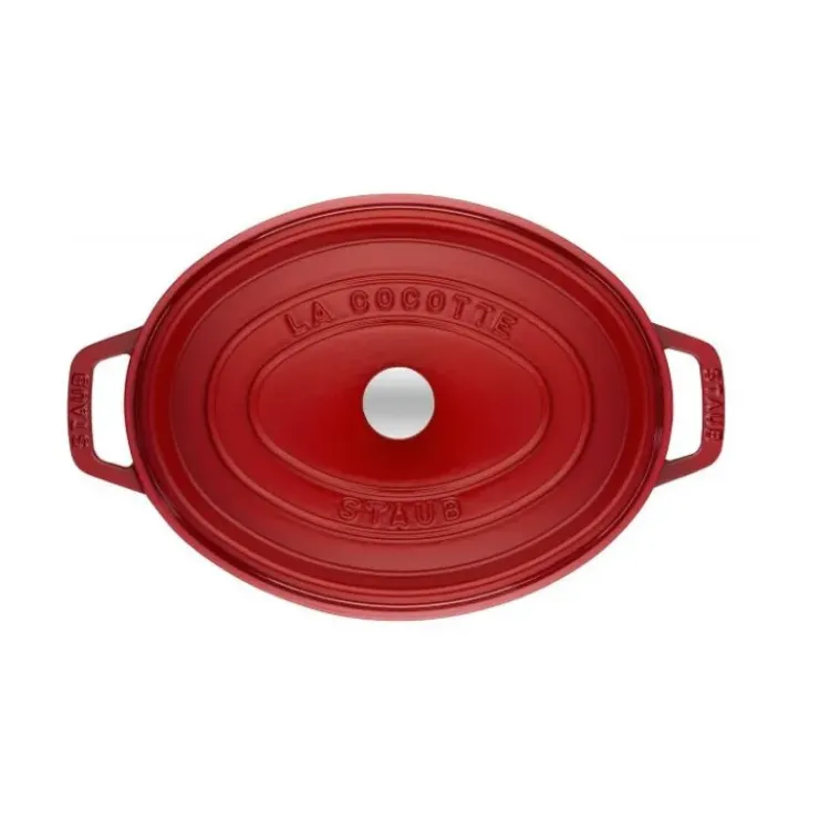 STAUB Cocotte Fonte Ovale 27 cm Rouge Cerise 3,2 L New