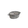 STAUB Cocotte Fonte Ovale 37 cm Gris Graphite 8 L Sale