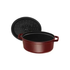 STAUB Cocotte Fonte Ovale 33 cm Grenadine Majolique 6,7 L Clearance