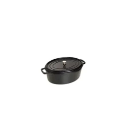 STAUB Cocotte Fonte Ovale 17 cm Noir Mat 1 L Outlet
