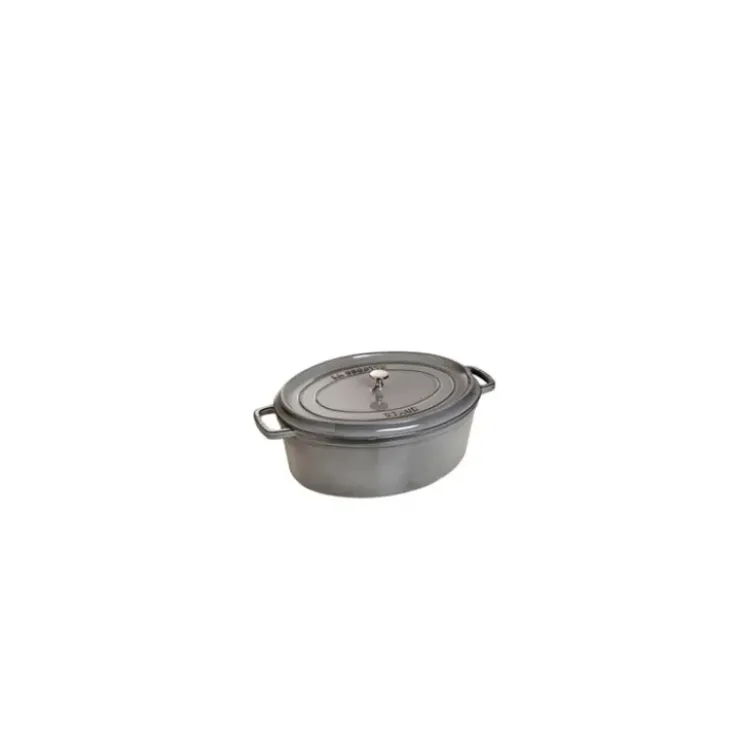 STAUB Cocotte Fonte Ovale 15 cm Gris Graphite 0,6 L Clearance