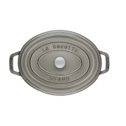 STAUB Cocotte Fonte Ovale 15 cm Gris Graphite 0,6 L Clearance