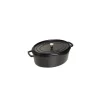 STAUB Cocotte Fonte Ovale 33 cm Noir Mat 6,7 L Best