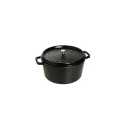 STAUB Cocotte Fonte Ronde 24 cm Noir Mat 3,8 L Clearance