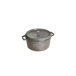STAUB Cocotte Fonte Ronde 22 cm Gris Graphite 2,6 L Sale