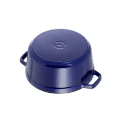 STAUB Cocotte Fonte Ronde 26 cm Bleu Intense Majolique 5,2 L Outlet