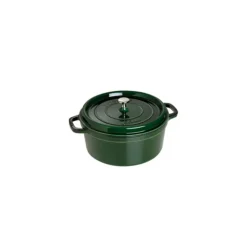 STAUB Cocotte Fonte Ronde 24 cm Vert Basilic Majolique 3,8 L New